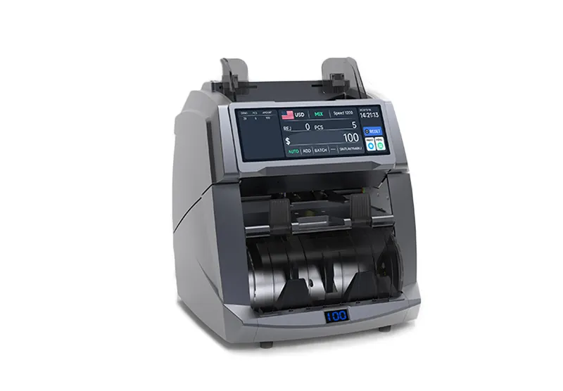 (NEW) HK6080-MAX01 1+1 Pocket Full Fitness Banknote Sorter