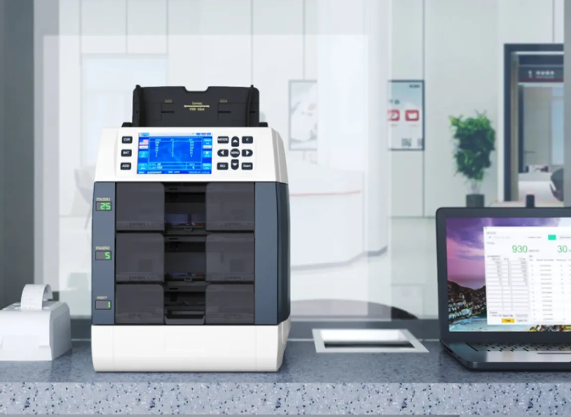 WR8301 2+1 Pocket Full Fitness Banknote Sorter